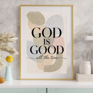 GOD IS GOED   Christelijk Poster