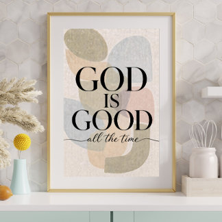 GOD IS GOED | Christelijk Poster