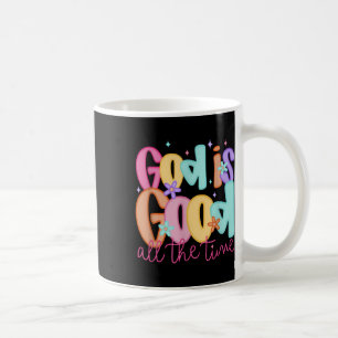 God is goed de hele tijd Christelijke Bijbelvers J Koffiemok