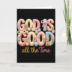God Is Goed De Hele Tijd Jezus Christelijke Konijn Kaart