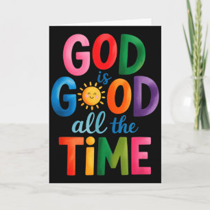 God Is Goed De Hele Tijd Jezus Christus Christelij Kaart