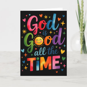 God Is Goed De Hele Tijd Jezus Christus Christelij Kaart