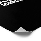 God is goed met mij en dat is alles! stic poster (Hoek)