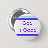 God is goed ronde button 5,7 cm (Voorkant /achterkant)