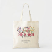 God is Goede Bijbel Zondag School Custom Tote Bag (Voorkant)