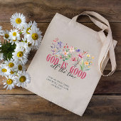 God is Goede Bijbel Zondag School Custom Tote Bag