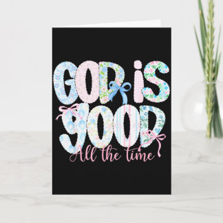 God Is Good All The Time Religious Faith Christian Kaart