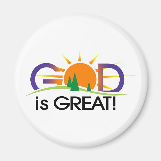 God is Great Magnet (Devant)