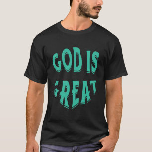God is groot, Christelijk shirt, Christelijke kled T-shirt