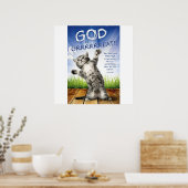 GOD IS GROOT! - Christelijke Posters voor kinderen (Keuken)