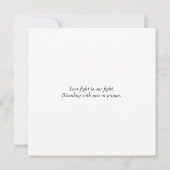 GOD IS GROTER DAN BORSTKANKER Gebed Kaart (Achterkant)