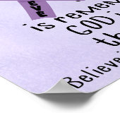 God is groter dan kanker poster (Hoek)