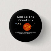 God is het hormoonstelsel - Button voor laptops (Voorkant)