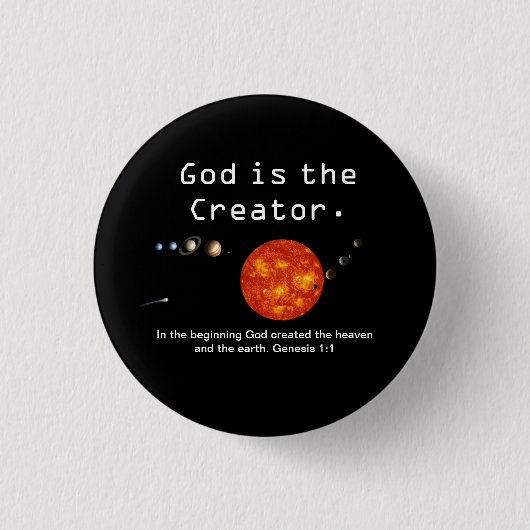 God is het hormoonstelsel - Button voor laptops (Voorkant)