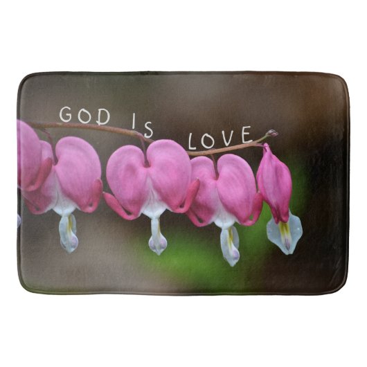 God is het liefdeshart badmat (Voorkant)