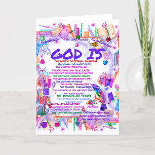 God is het Master StoryTeller Wenskaart Kaart