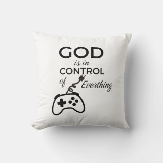 God Is In Control Christian Home Decor Throw Pillo Kussen