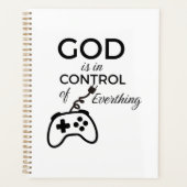 God Is In Control Christian Spiral Notebook - Fai (Devant)