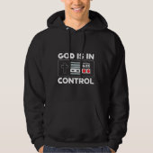 God is in controle Christelijke bijbel vers Spel Hoodie (Voorkant)