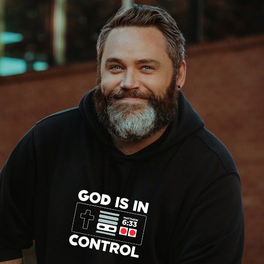 God is in controle Christelijke bijbel vers Spel Hoodie