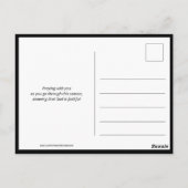 GOD IS IN CONTROLE INSPIREREND CHRISTELIJK BRIEFKAART (Achterkant)