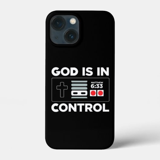 God is in de controle spelcontroller Case-Mate iPhone case (Achterkant)