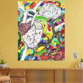 God is in de details #12 canvas afdruk (Insitu (Woonkamer))