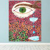 God is in de details #15 canvas afdruk (Insitu (Houten vloer))