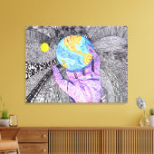 God is in de details #18 canvas afdruk (Insitu (Woonkamer))