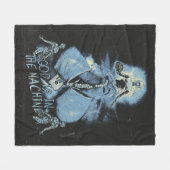 God is in de machine - Techno-Dystopian Design Fleece Deken (Voorkant (Horizontaal))