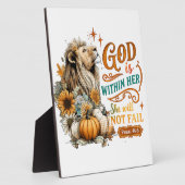 God is in haar... fotoplaat (Zijkant)