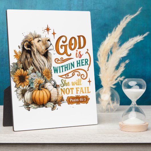 God is in haar... fotoplaat (Zijkant)