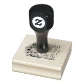 God is in haar... 	rubberstempel (Stempel)