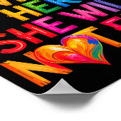 God Is In Haar Zij Zal Niet Vallen Psalm 46-5 Poster (Hoek)