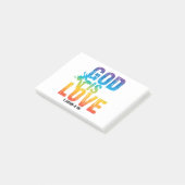 God is Liefde 1 John 4:16 Post-it® Notes (Schuin)