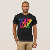 God is liefde (alternatief) t-shirt (Voorkant volledig)