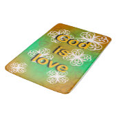 God is liefde badmat (Gekanteld)