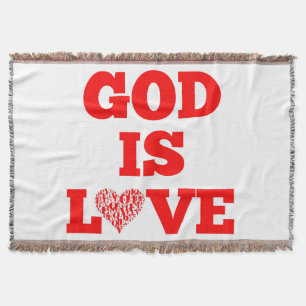 God is liefde Bijbel citaat Deken