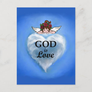 God is liefde briefkaart