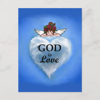 God is liefde briefkaart