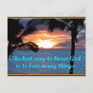 God is Liefde Briefkaart