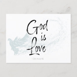 God is liefde briefkaart