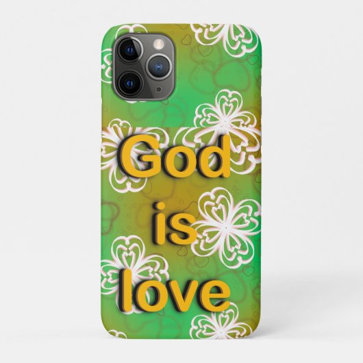 God is liefde Case-Mate iPhone case (Achterkant)