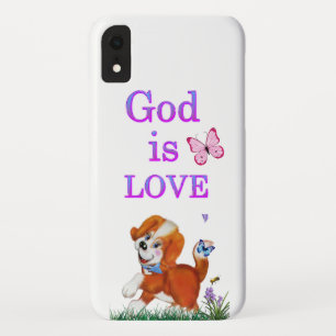 God is liefde iPhone XR hoesje