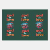 God is liefde: een boodschap van troost inpakpapier vel (Voorkant 3)