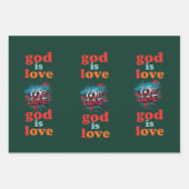 God is liefde: een boodschap van troost inpakpapier vel (Voorkant)