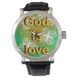 god is liefde horloge