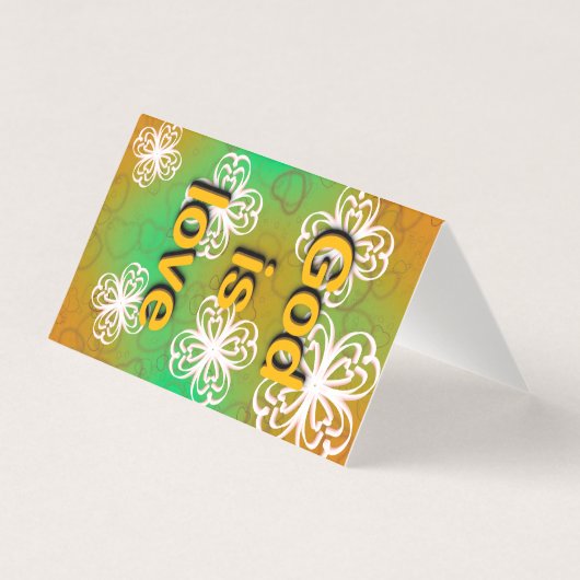 God is liefde kaart (Voorkant)