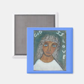 God is liefde magneet (Voorkant / Achterkant)