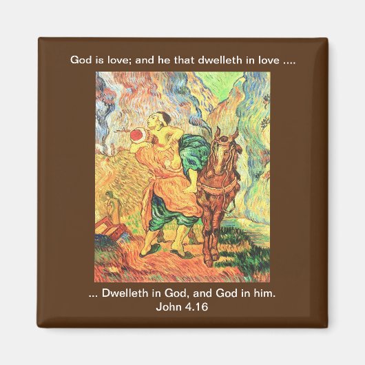 God is Liefde - Magneet (Voorkant)